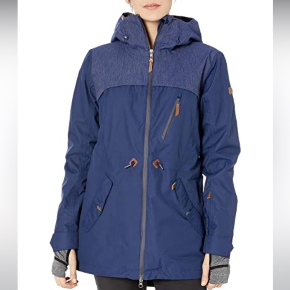 NEW ROXY WOMENS STATED SKI JACKET SIZE:L